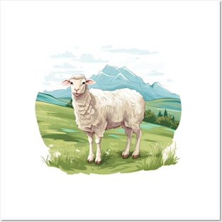 White Sheep Posters and Art